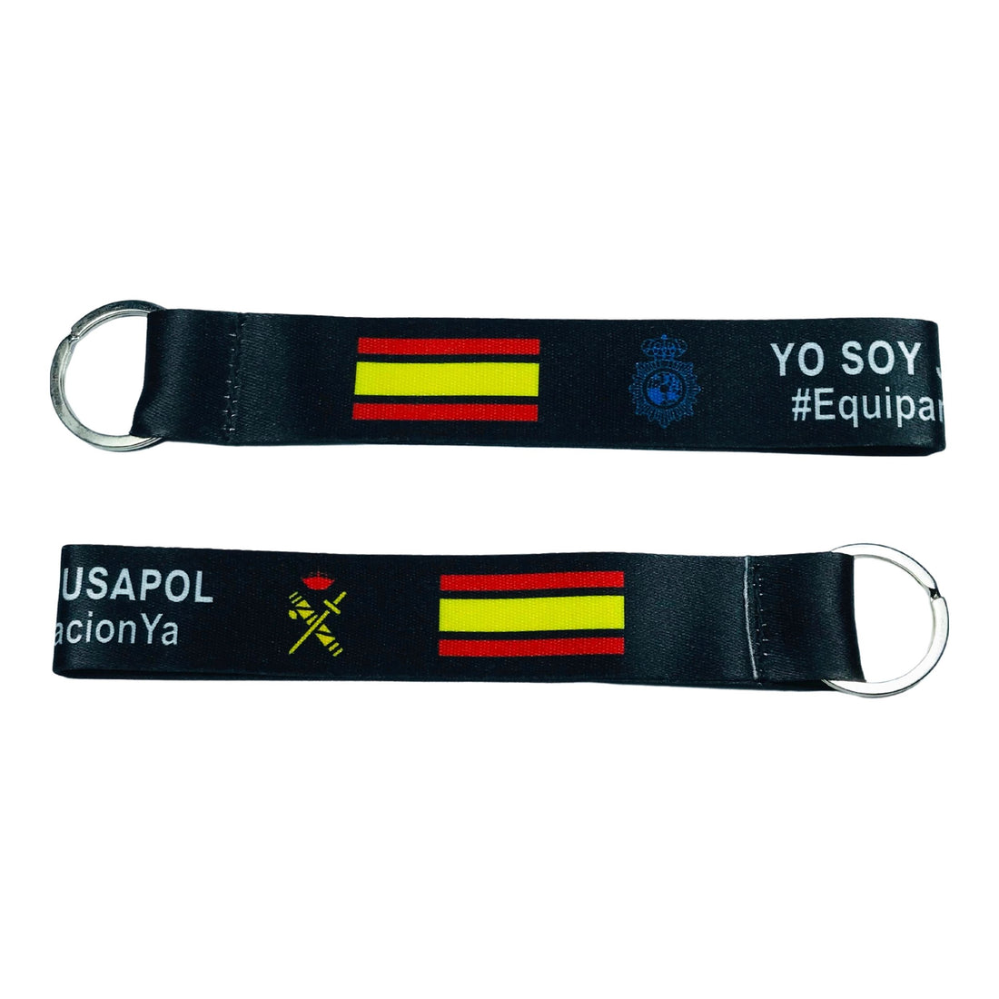 Porta-chaves de tecido - Eu Sou Jusapol Equiparação Já - K042