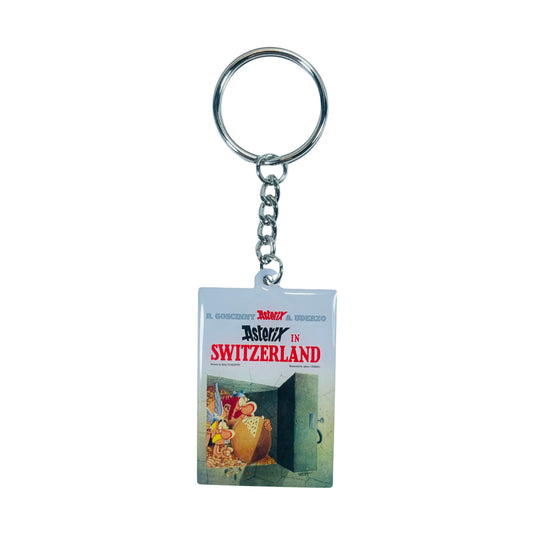 LLAVERO © 16 - Asterix in Switzerland - Portada Comic - Inglés - A#696