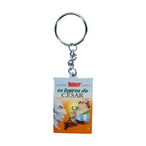 LLAVERO © 18 - Astérix - Os Louros de César - Portada Comic - Portugués - A#738