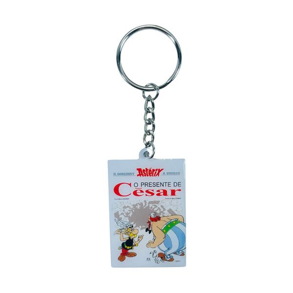LLAVERO © 21 - Astérix - O Presente de César - Portada Comic - Portugués - A#741
