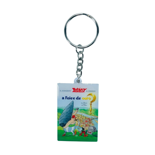 LLAVERO © 2 - Astérix - A Foice de Ouro - Portada Comic - Portugués - A#722