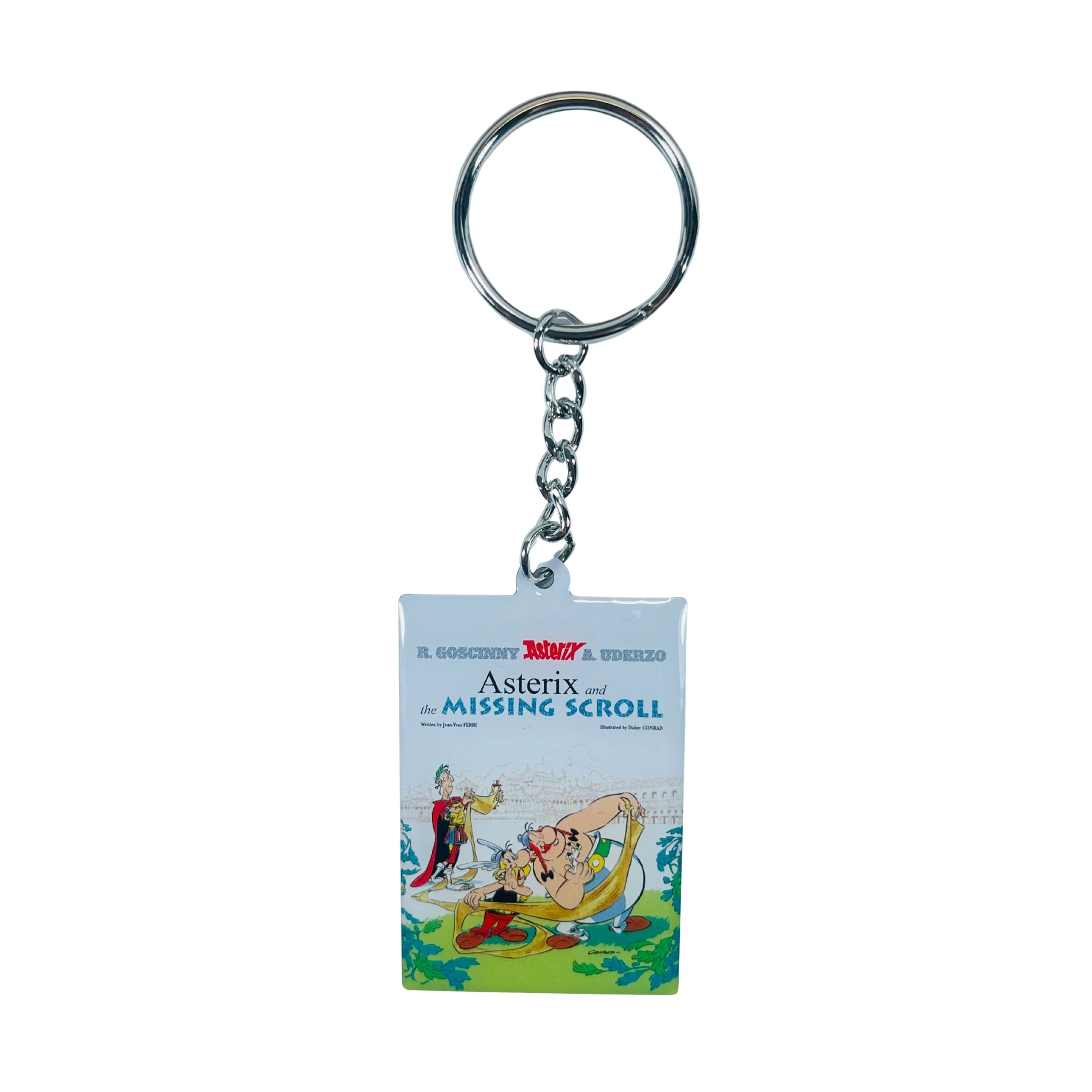 LLAVERO © 36 - Asterix and the Missing Scroll - Portada Comic - Inglés - A#716