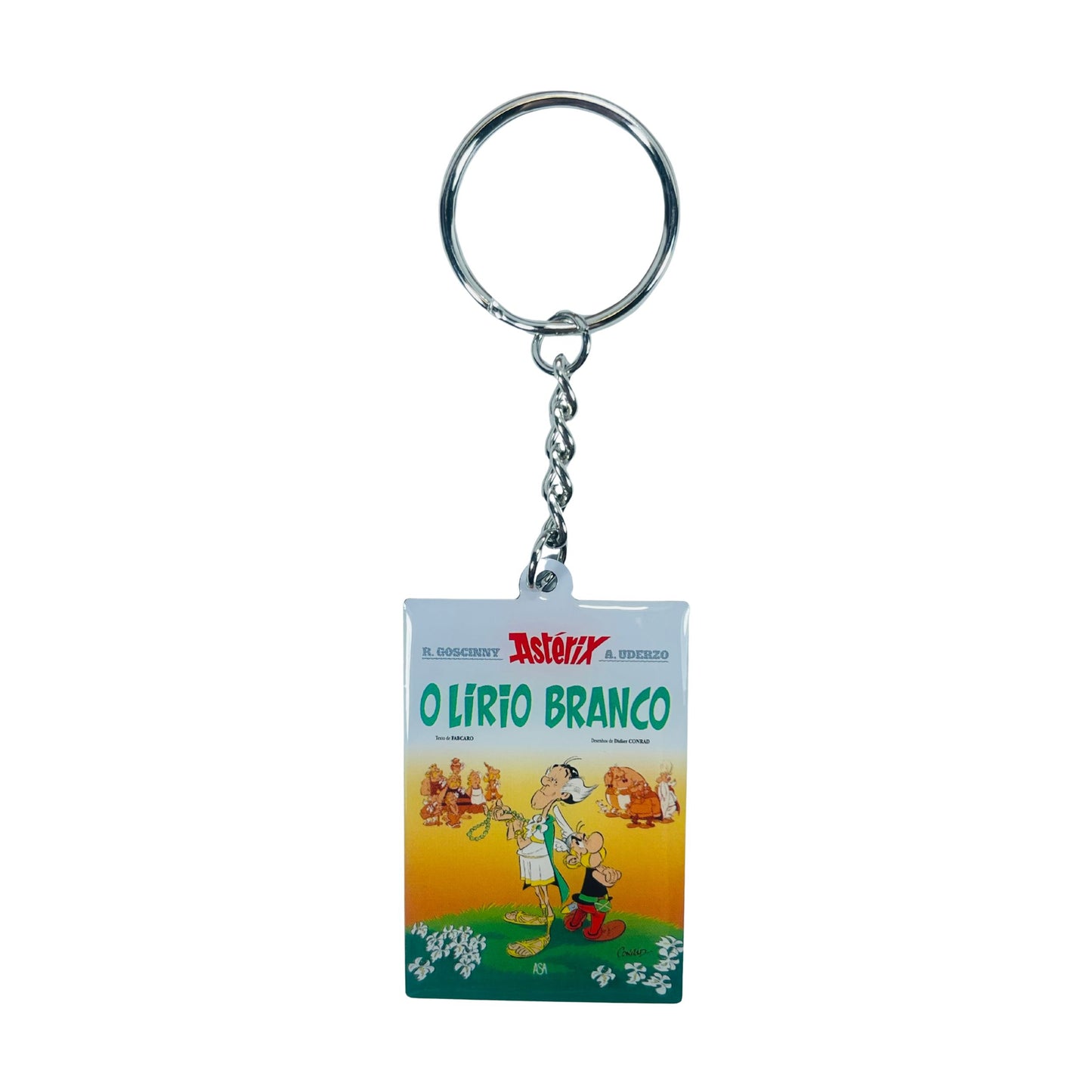 LLAVERO © 40 - Astérix - O Lírio Branco - Portada Comic - Portugués - A#760