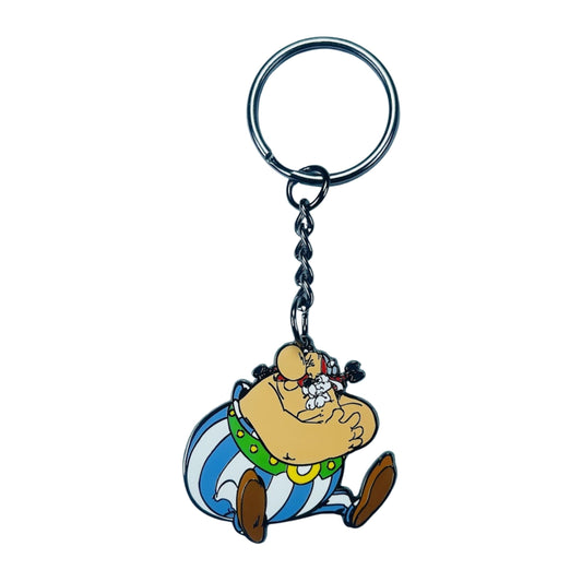 LLAVERO © Astérix - Obelix sentado con Idéfix - B#123