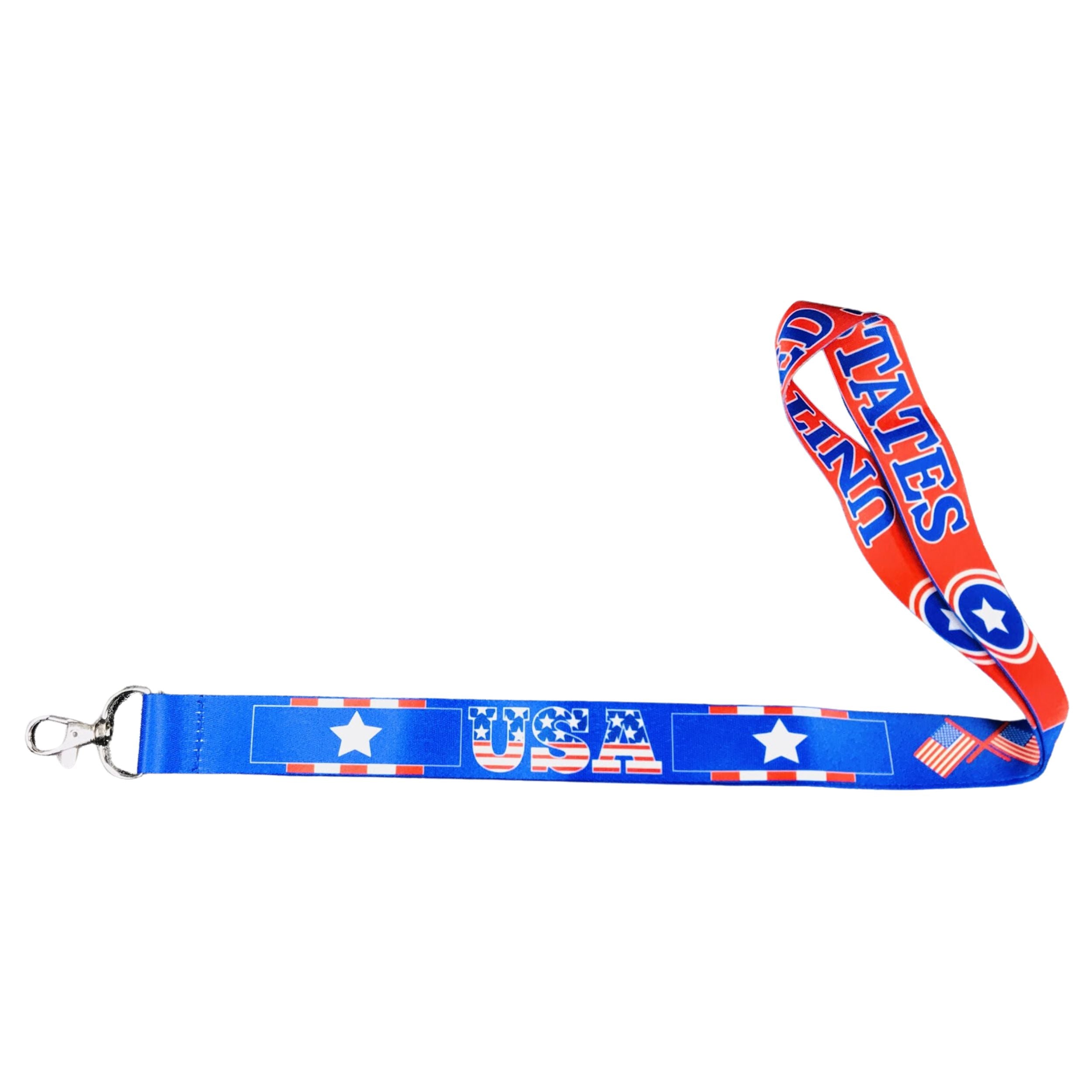 Lanyard - Neck Strap - United States Flags - USA - L117