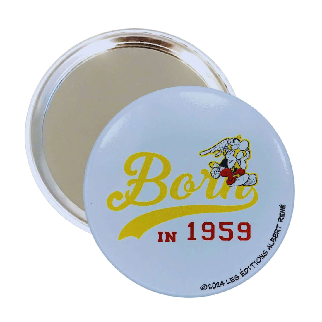 Taschenspiegel © Asterix - Born 1959 - Gelbe Buchstaben - C#96