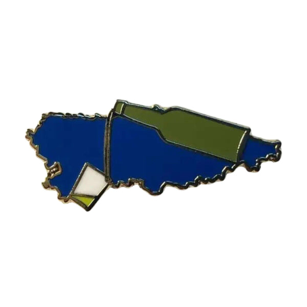 Pin - Asturias – Cider Bottle On Map – Ps025