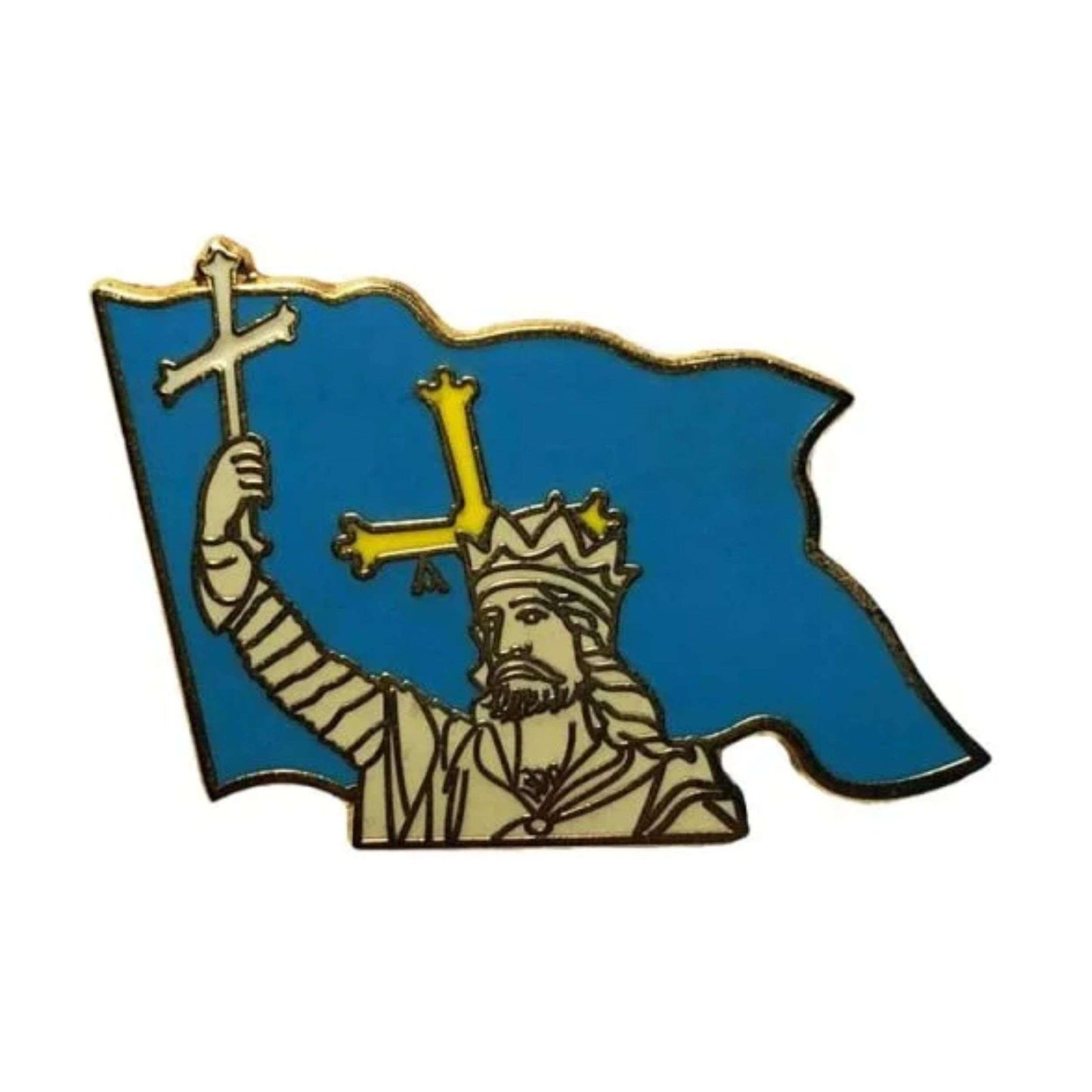 Pin Asturias – Rey Don Pelayo Bandera – Ps021