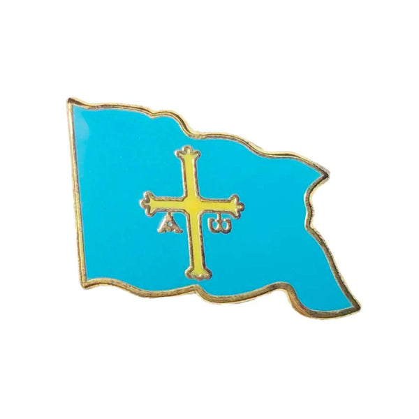 Pin - Flag of Asturias - Spain