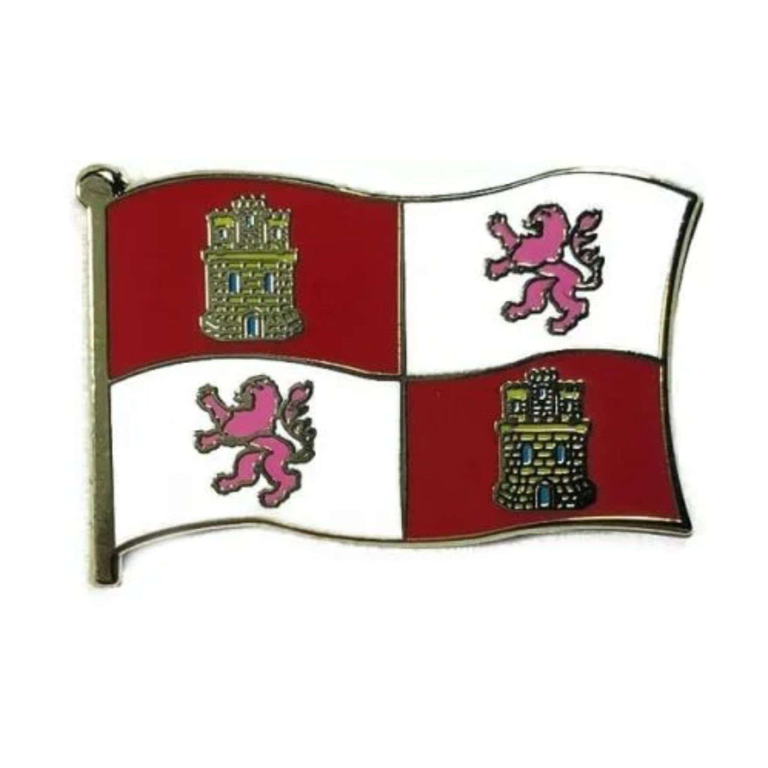 Pin - Bandeira da Comunidade Autónoma de Castela e Leão - Espanha