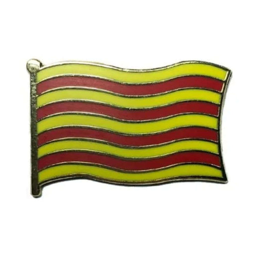 Pin Bandera Comunidad Autonoma Cataluna Espana