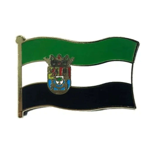 Pin - Flag of the Autonomous Community of Extremadura - Spain