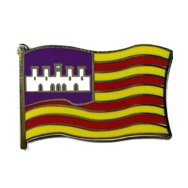 Pin - Flag of the Autonomous Community of the Balearic Islands - Spain