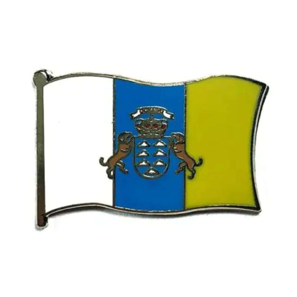 Pin - Flag of the Autonomous Community of the Canary Islands - Spain