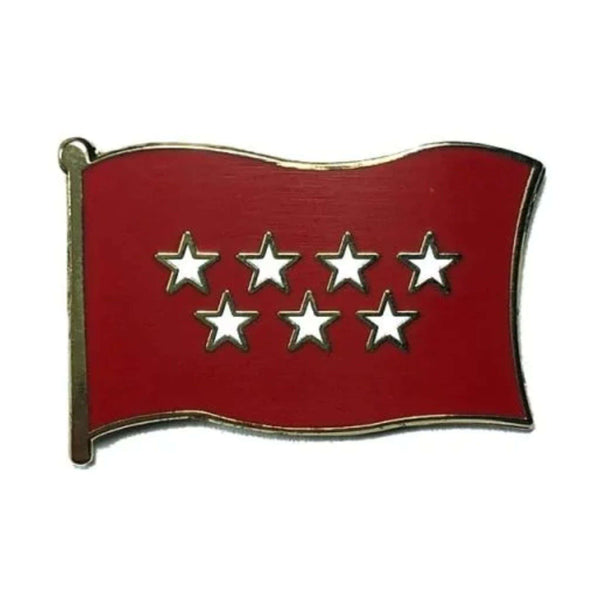 Pin - Bandera Comunidad Autónoma Madrid - España