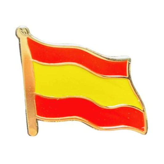 Pin Bandera Espana Con Mastil