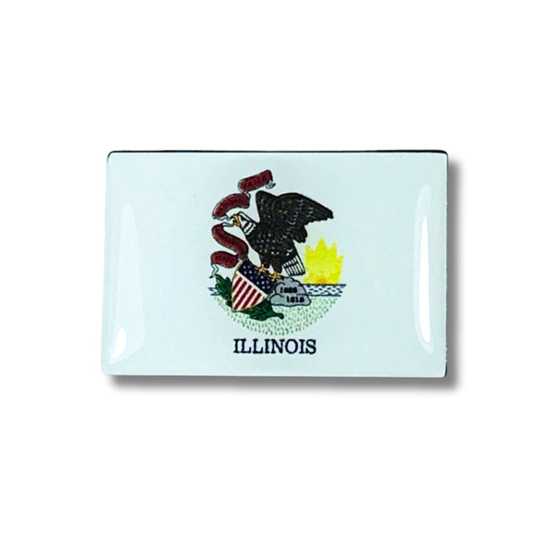 Pin - Bandera Estado Illionis - USA