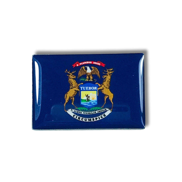 Pin - Bandera Estado Michigan - USA