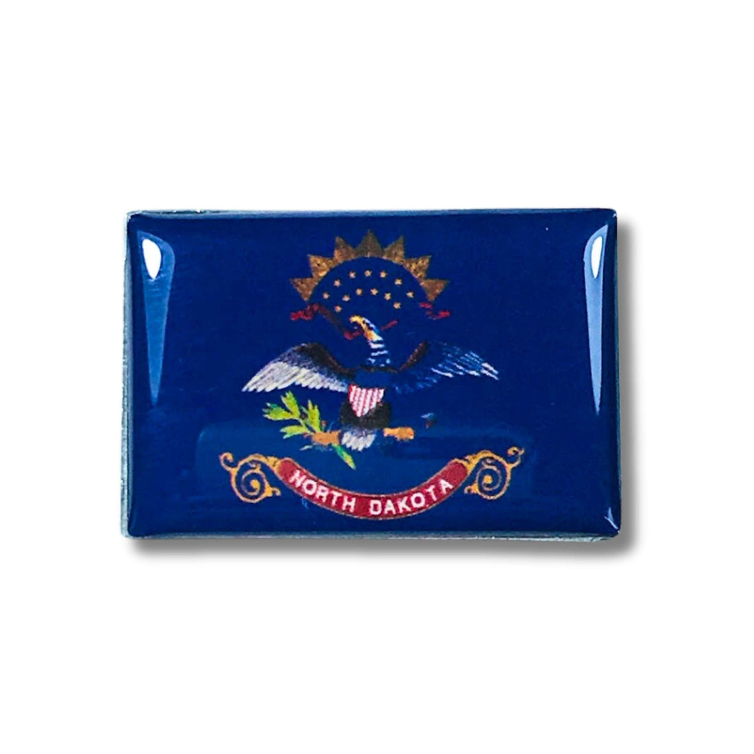Pin - Flagge des US-Bundesstaates North Dakota