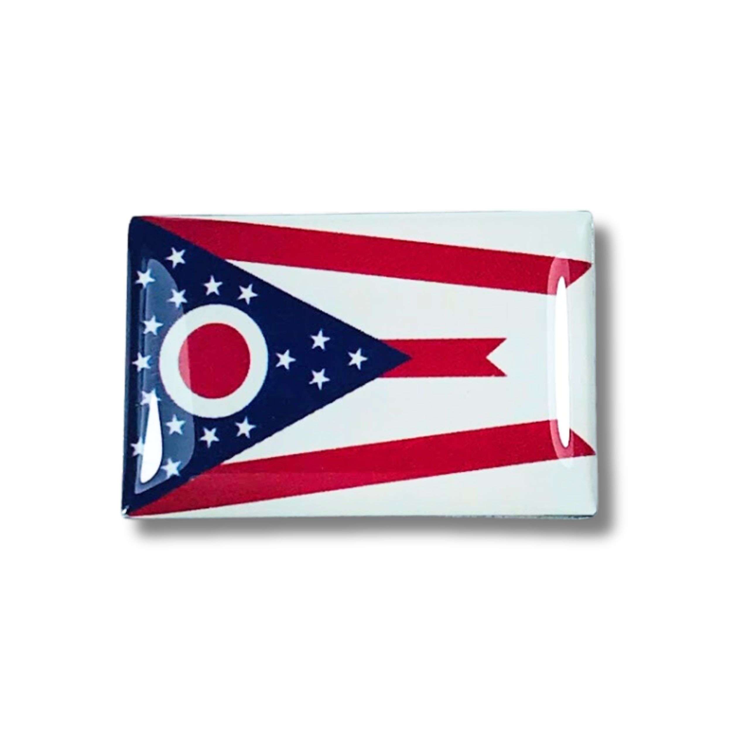 Pin Bandera Estado Ohio Usa