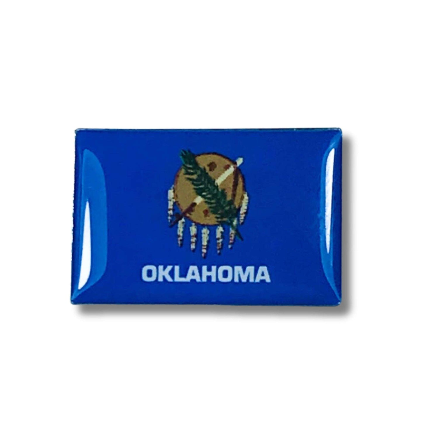 Pin Bandera Estado Oklahoma Usa