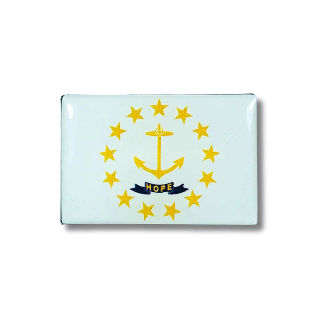 Pin - Flagge des US-Bundesstaates Rhode Island