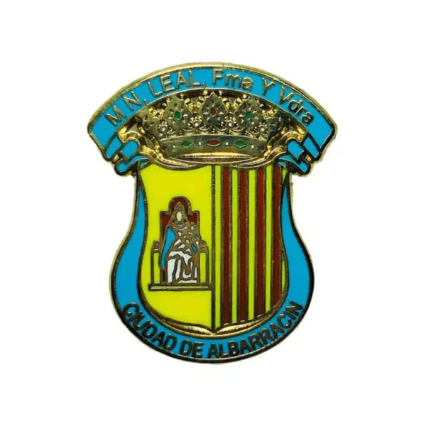 Pin - Albarracín shield - Teruel - Spain