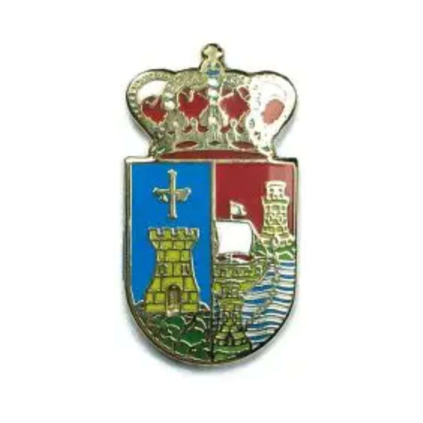 Pin - Castrillón Council Shield - Asturias - Spain