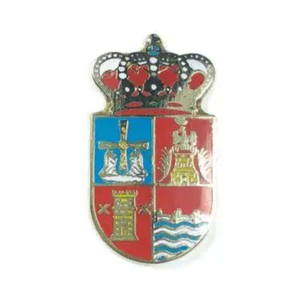 Pin - Wappen der Gemeinde Coaña - Asturien - Spanien