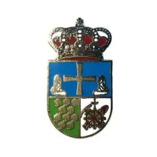 Pin - Wappen des Stadtrats von Langreo - Asturien - Spanien