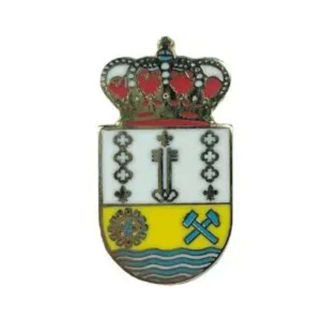 Pin - Wappen der Gemeinde Mieres - Asturien - Spanien
