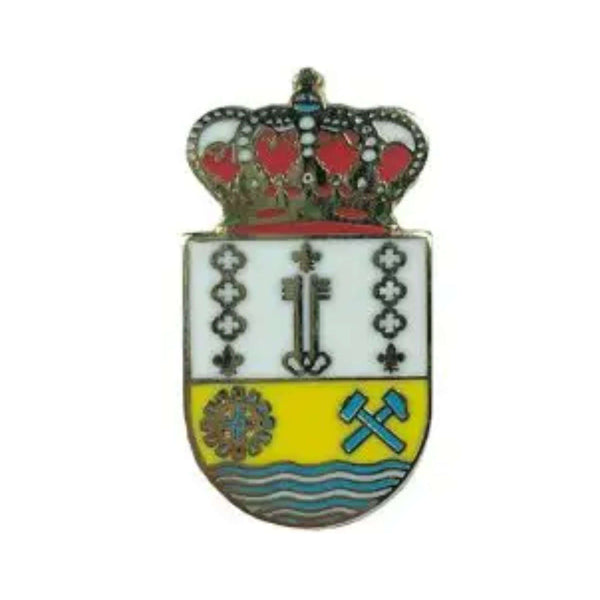Pin - Wappen der Gemeinde Mieres - Asturien - Spanien
