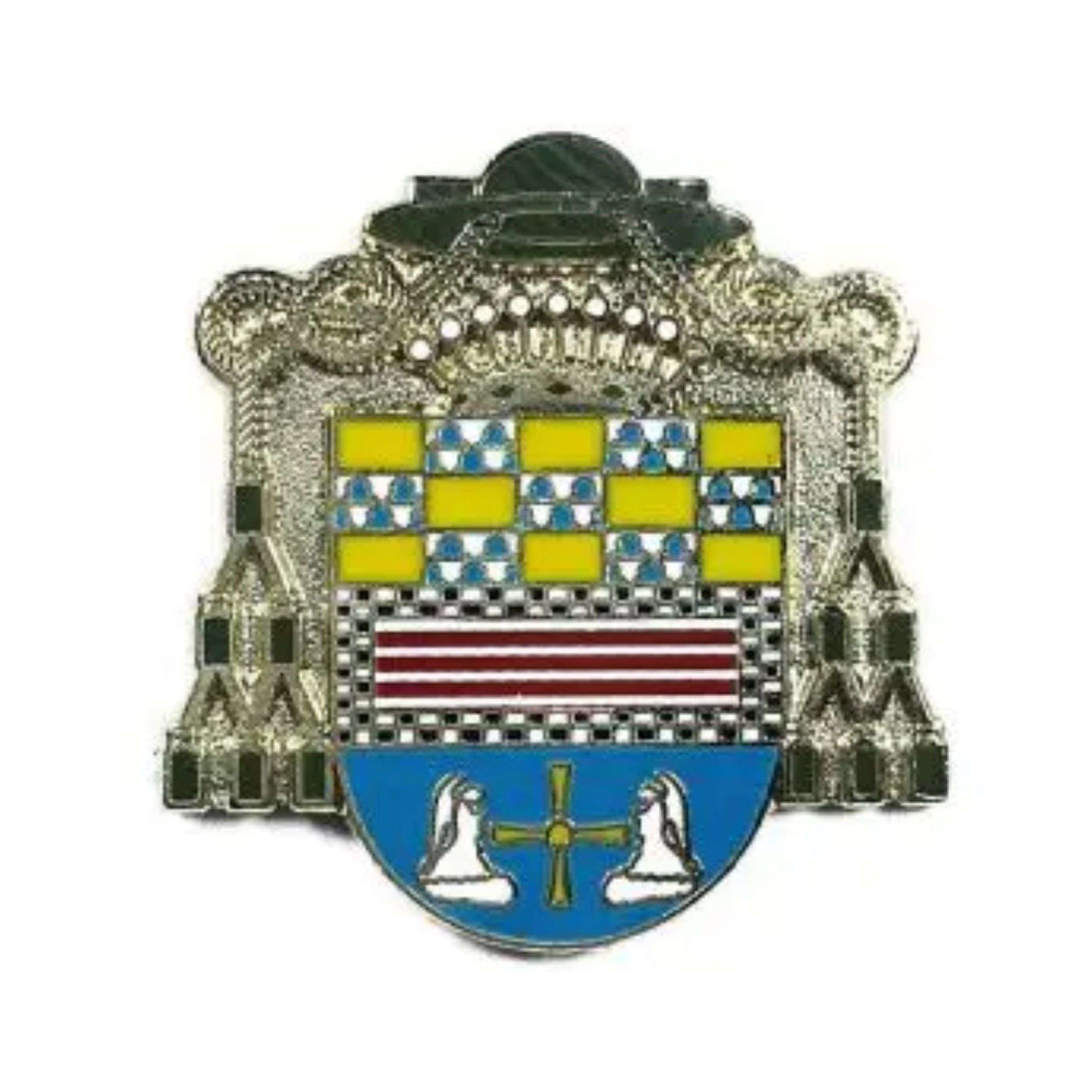 Pin - Wappen der Gemeinde Noreña - Asturien - Spanien