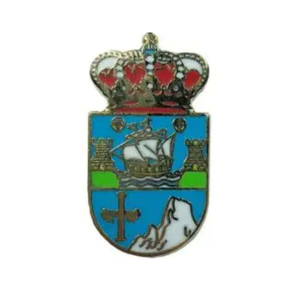 Pin - Wappen der Gemeinde Peñamellera Alta - Asturien - Spanien