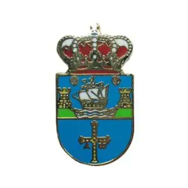 Pin - Wappen der Gemeinde Ribadedeva - Asturien - Spanien