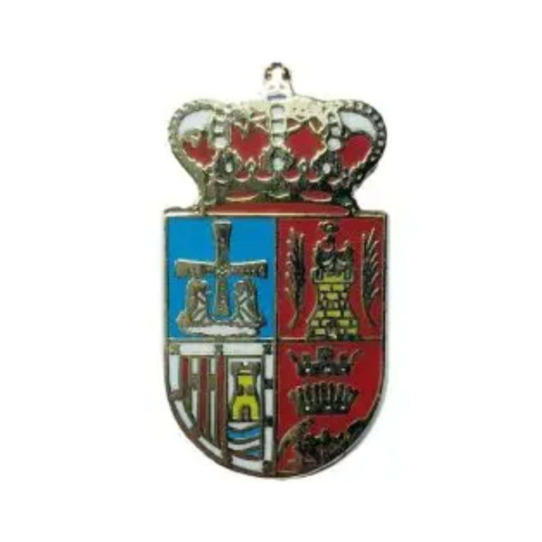 Pin - Wappen der Gemeinde Santa Eulalia de Oscos - Asturien - Spanien