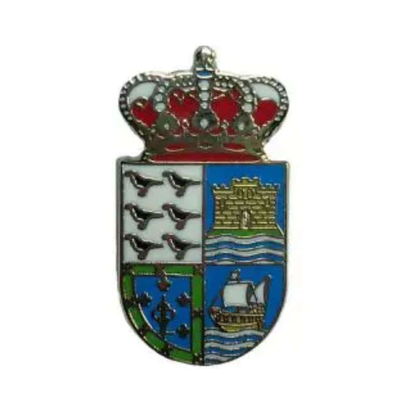 Pin - Wappen der Gemeinde Soto del Barco - Asturien - Spanien