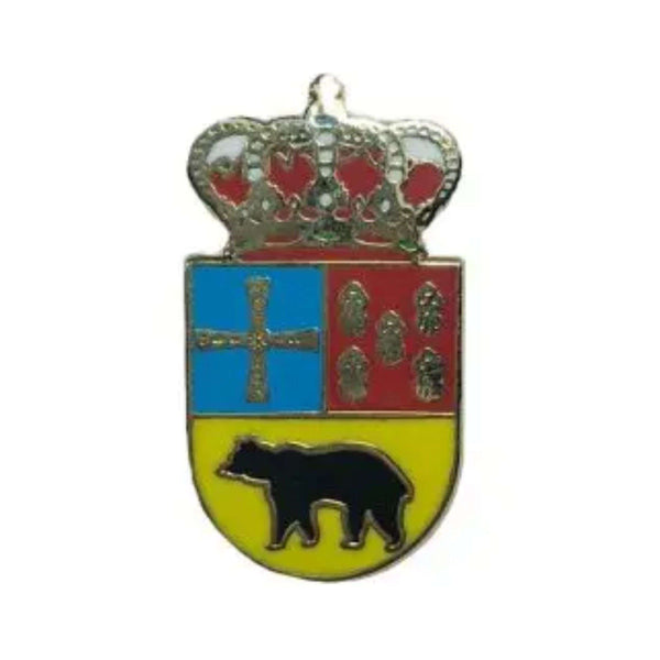 Pin - Coat of Arms of the Teverga Council - Asturias - Spain