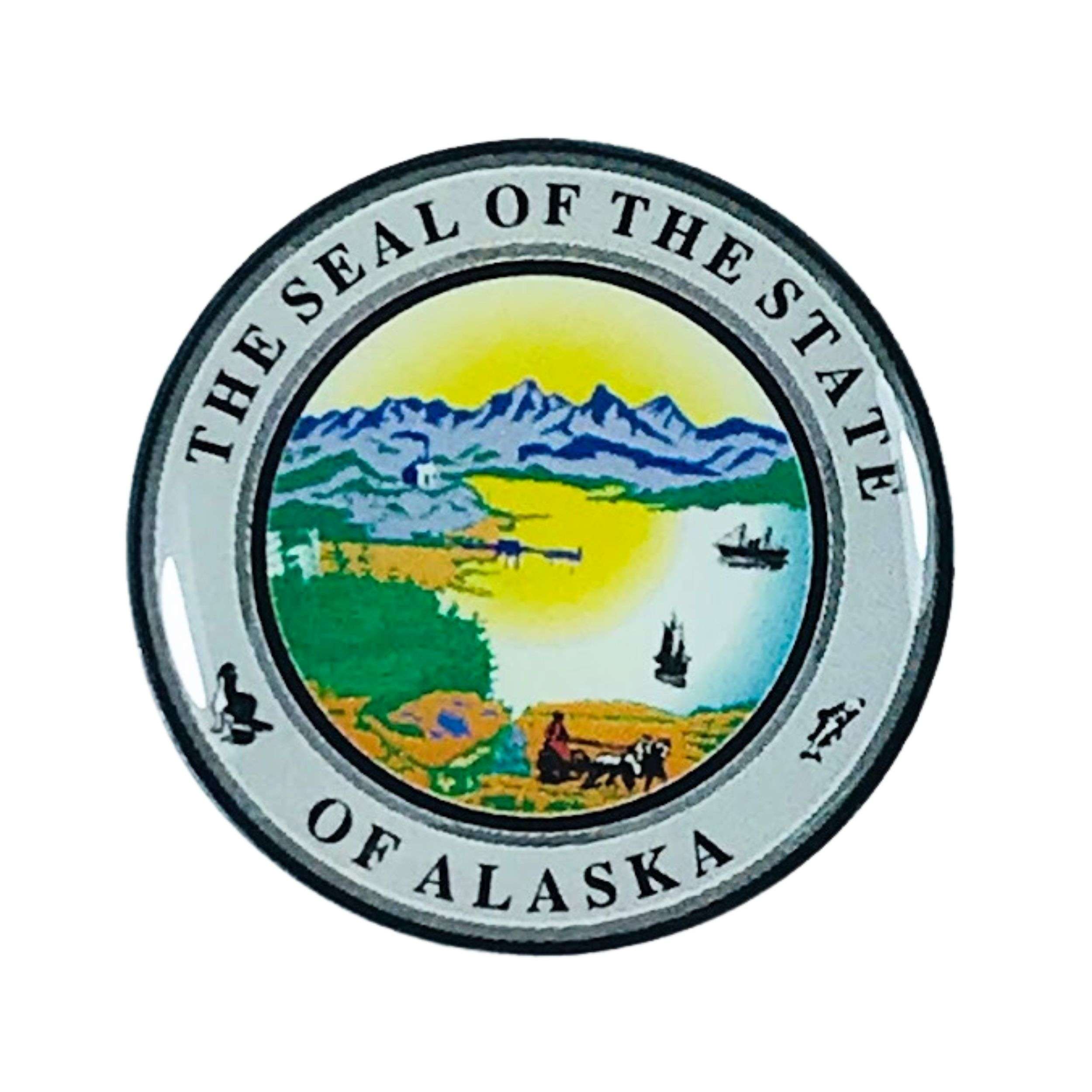 Pin Escudo Estado Alaska Usa