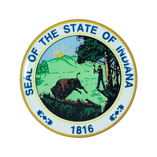 Pin Escudo Estado Indiana Usa