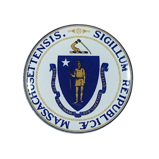 Pin Escudo Estado Massachusetts Usa