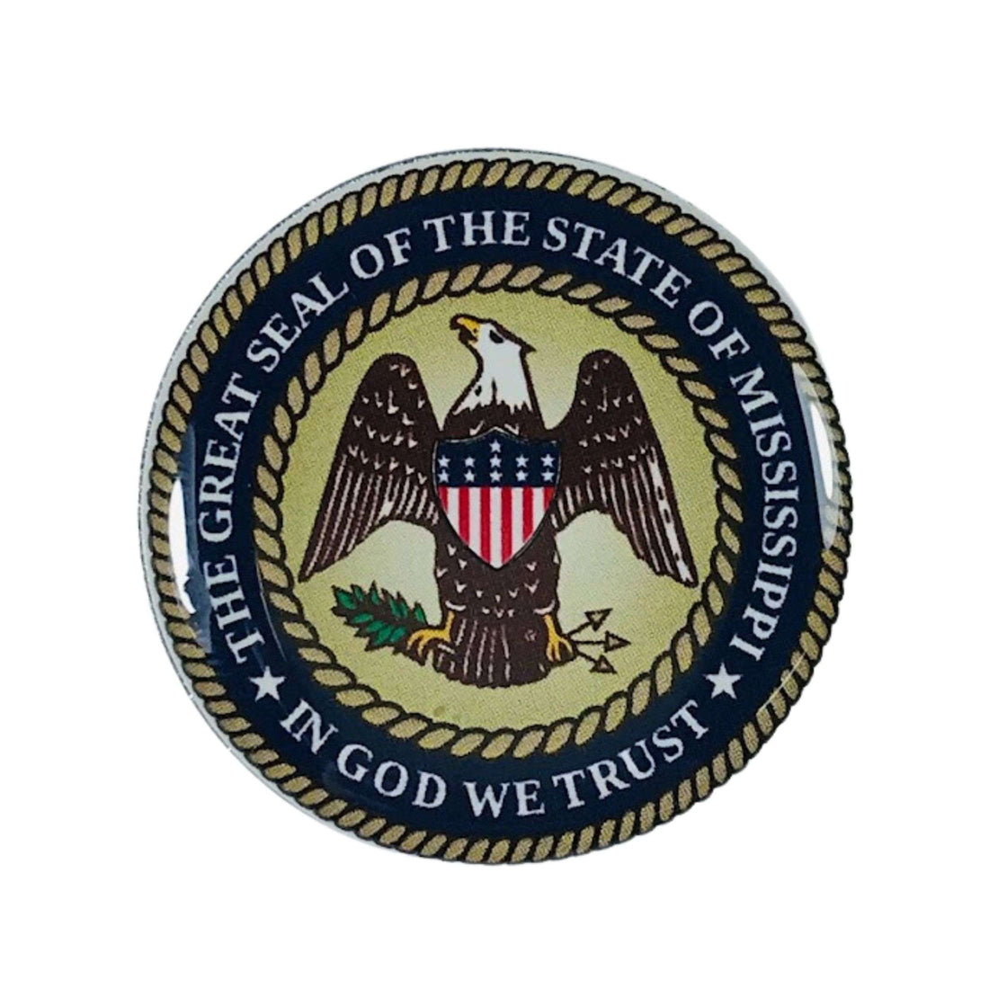 Pin - Escudo do Estado do Mississippi - EUA