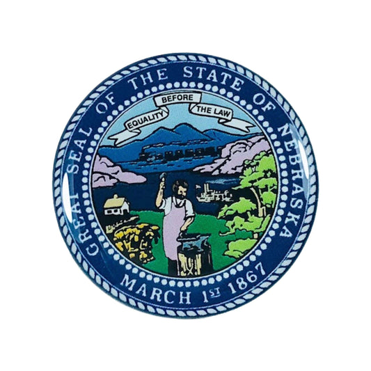 Pin Escudo Estado Nebraska Usa