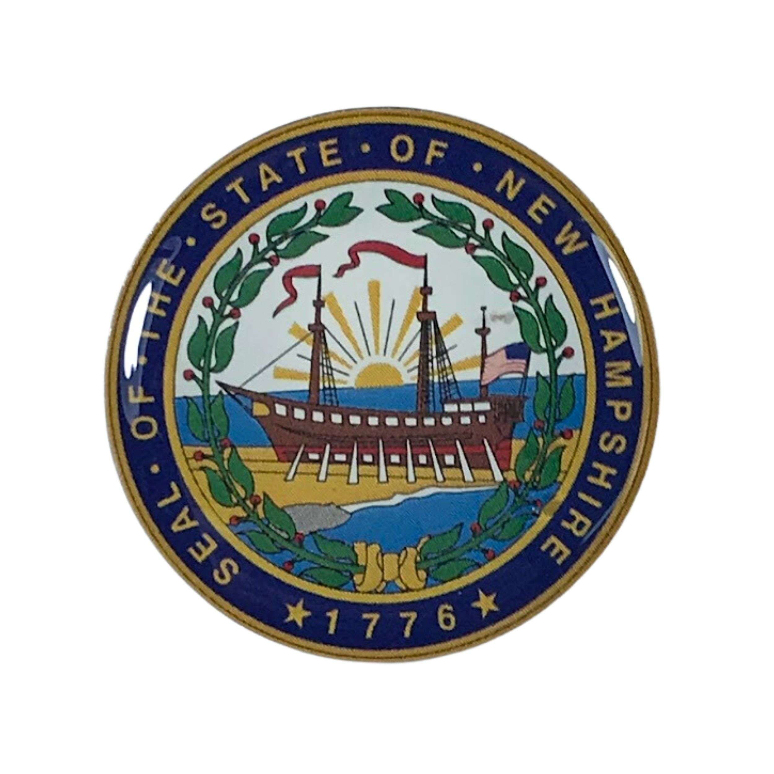 Pin - Escudo Estado New Hampshire - USA– Astur Pins