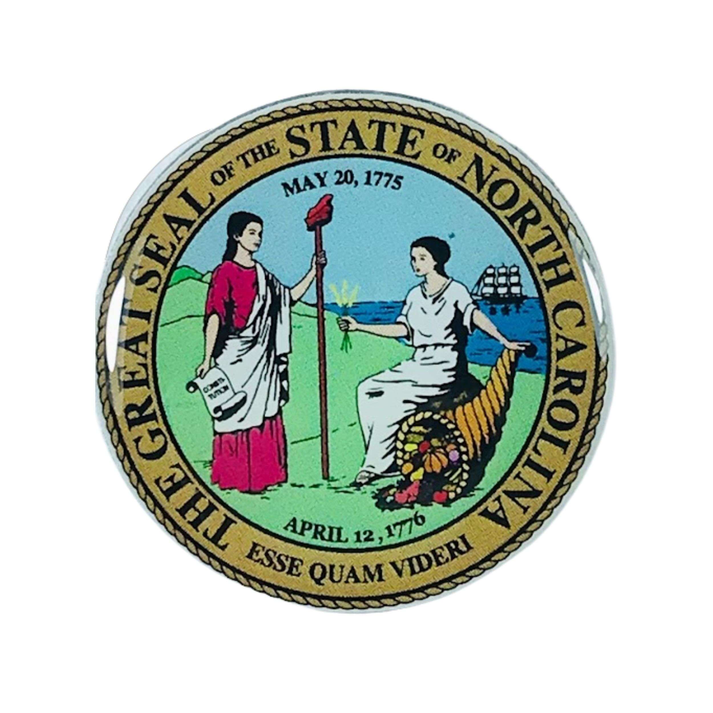 Pin Escudo Estado North Carolina Usa