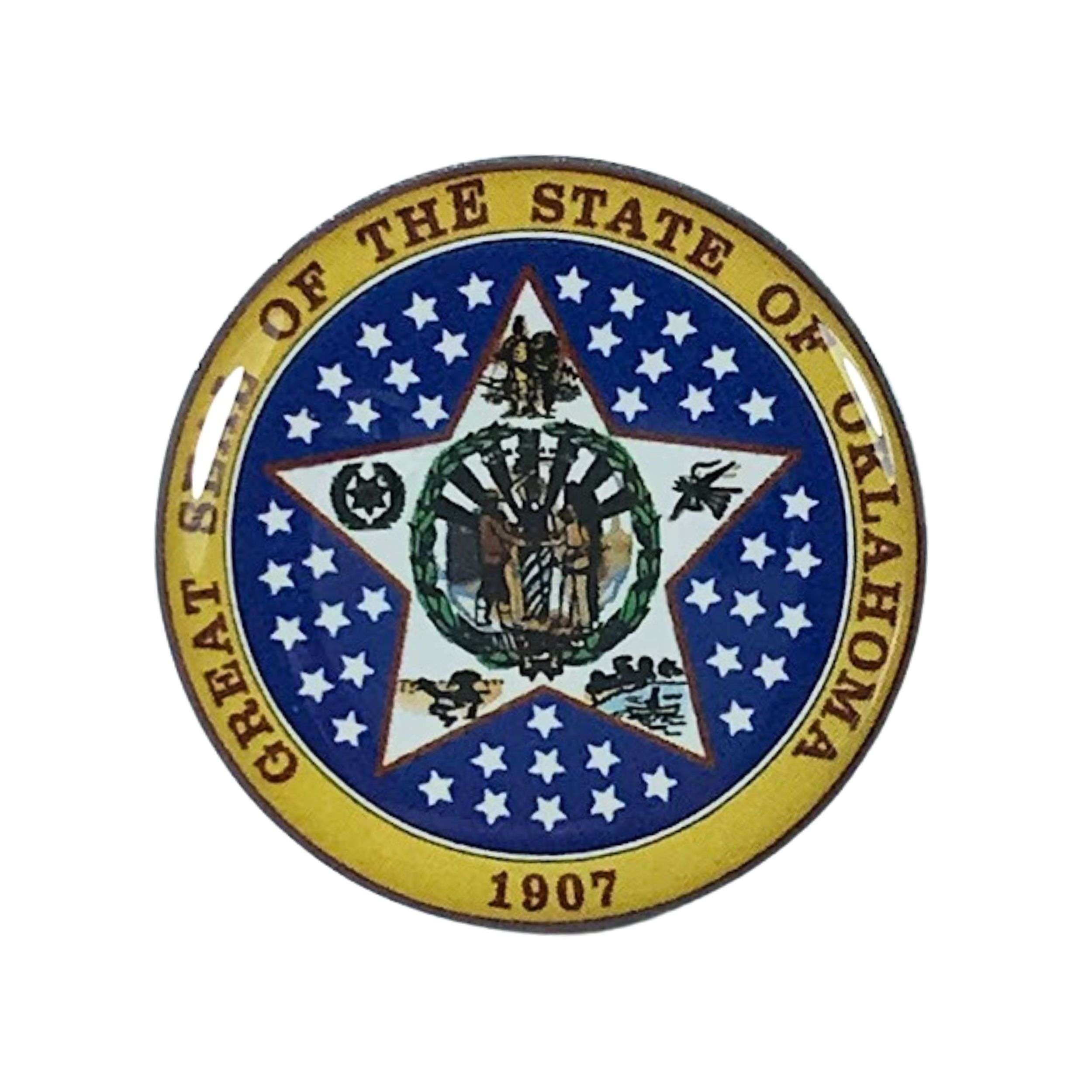 Pin - Oklahoma State Shield - USA