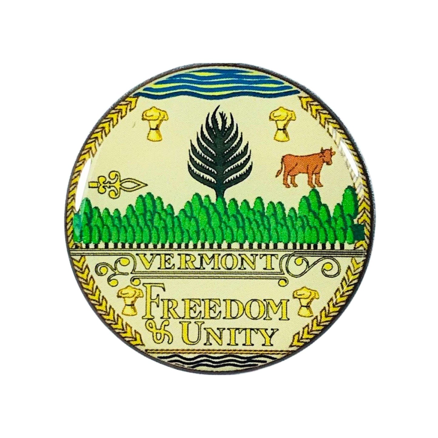 Pin's - Armoiries de l'État du Vermont - États-Unis