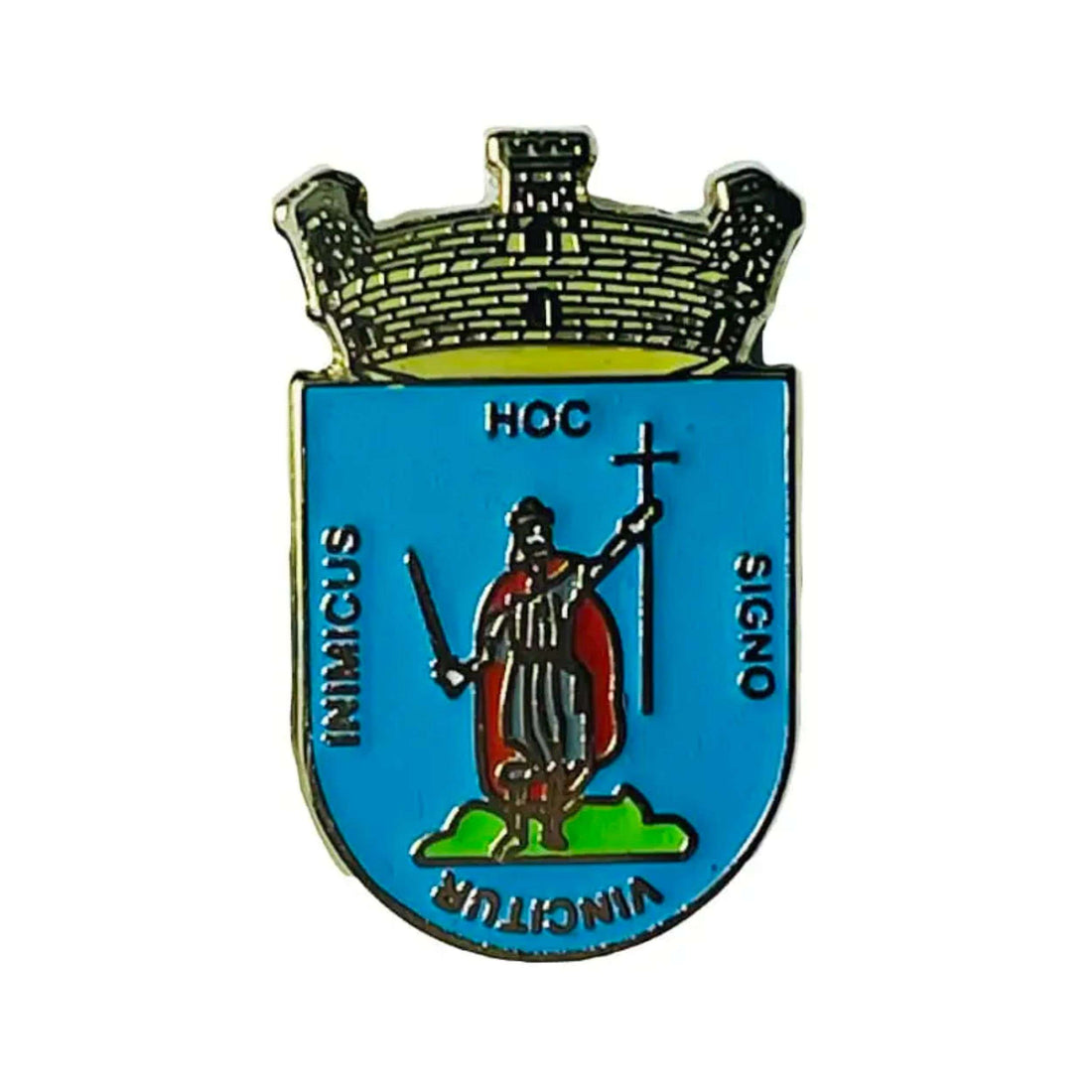 Pin - Historisches Wappen Gijón - Asturien - Spanien