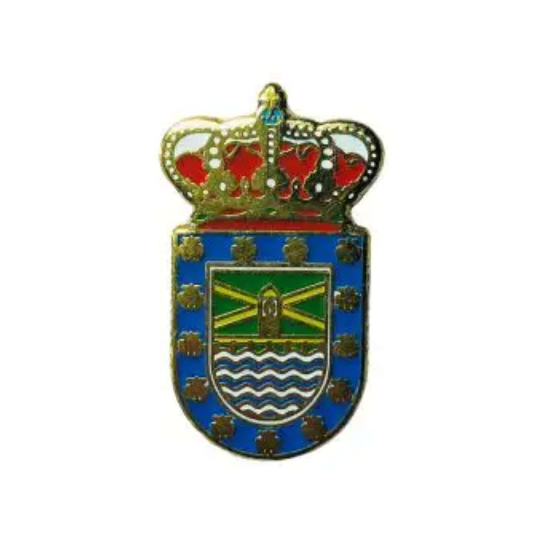 Pin - Wappen La Isla de Arosa - Pontevedra - Spanien