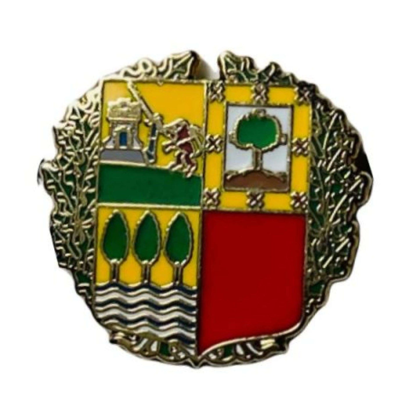 Pin Escudo Pais Vasco Actual Vizcaya Espana